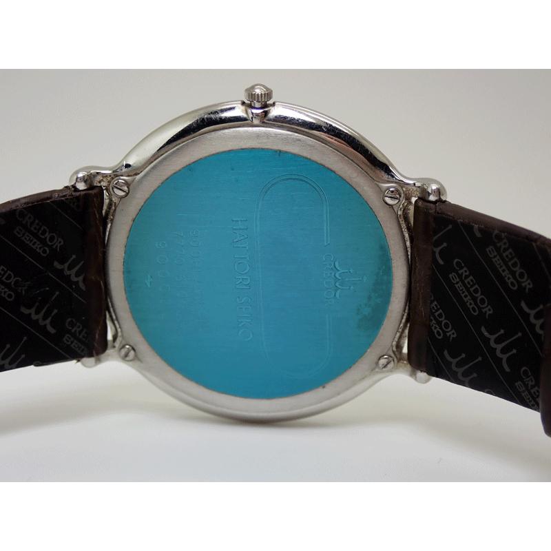 SEIKO クレドール CREDOR 7770-6100 Pt900 プラチナ ダイヤ12P メンズ