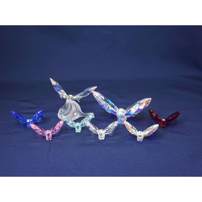 スワロフスキー バタフライ 蝶 計8個セット スパークリング 1113559