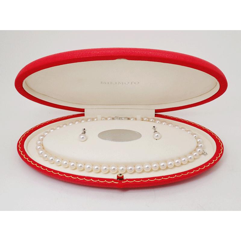 MIKIMOTO 真珠 ネックレス イヤリングセット　エトレンヌ　K18 MIKIMOTO 真珠 ネックレス イヤリングセット エトレンヌ K18