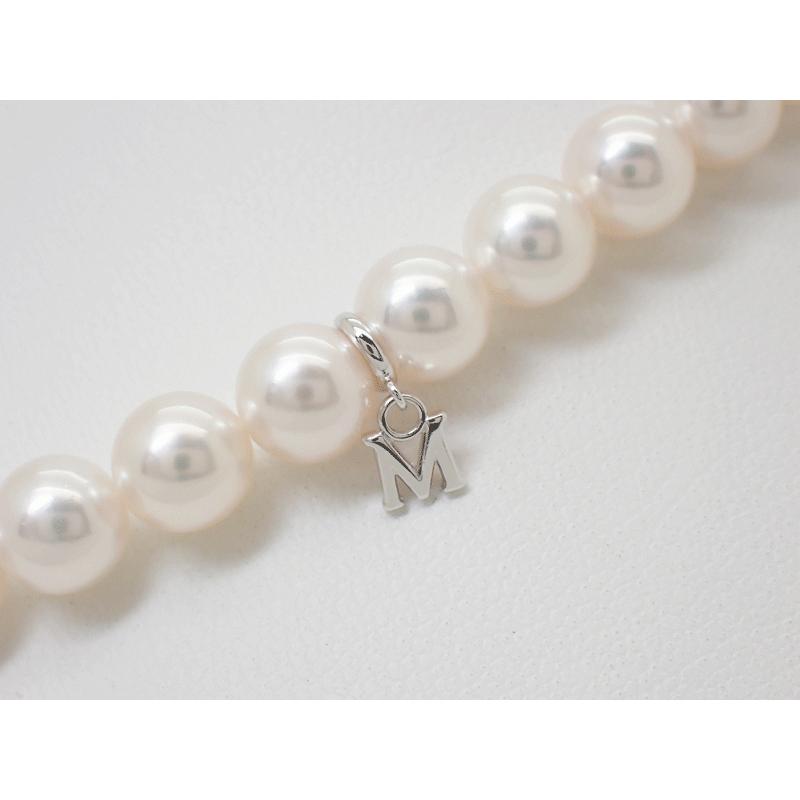 新品同様】ミキモト Etrenne エトレンヌ K18WG Mチャーム付