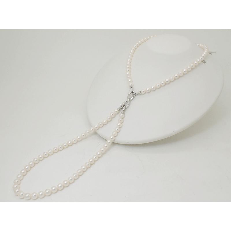 MIKIMOTO ミキモト K18WG ダイヤモンド0.08ct インフィニティオペラ  
