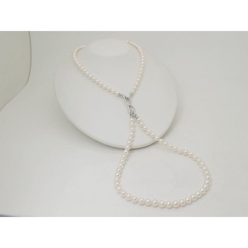 MIKIMOTO ミキモト K18WG ダイヤモンド0.08ct インフィニティオペラ