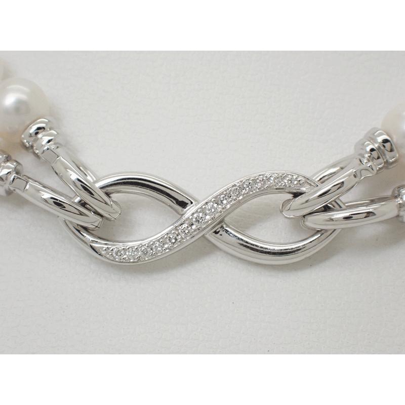 MIKIMOTO ミキモト K18WG ダイヤモンド0.08ct インフィニティオペラ