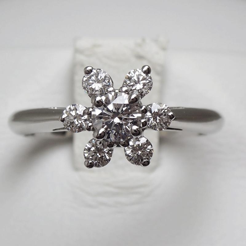 美品 TIFFANY&Co. バターカップ ダイヤモンドリング　PT950 TIFFANY ティファニー PT950 バターカップ ダイヤモンド リング 新品