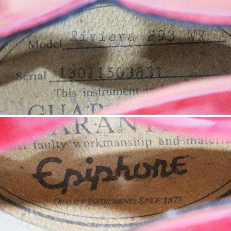 Epiphone（エピフォン） 中古 RIVIERA P93 WR リヴィエラ ワインレッド