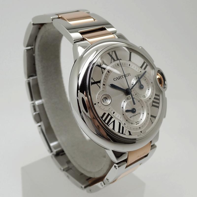 CARTIER カルティエ バロンブルー クロノグラフ 44 腕時計 W6920063