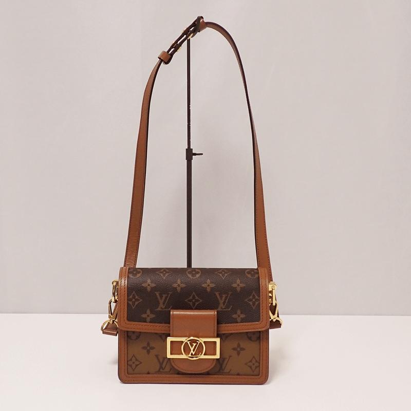 LOUIS VUITTON(ルイヴィトン) ショルダーバッグ モノグラムリバース ドーフィーヌMINI M44580 モノグラムリバース レザー ルイヴィトン ショルダーバッグ モノグラム・リバース ドーフィーヌ