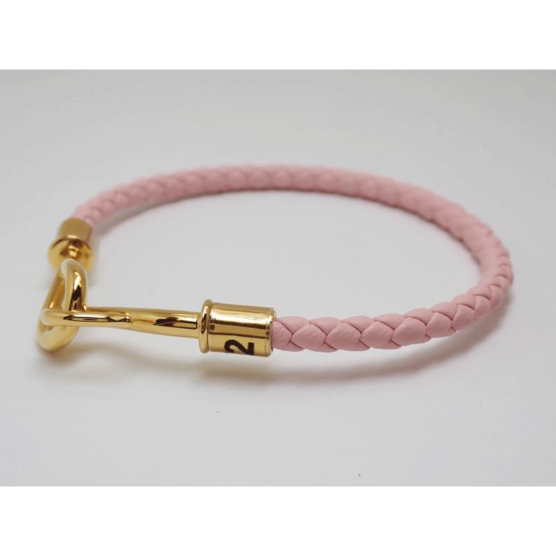 新品】 エルメス ジャンボ ブレスレット レザーブレスレット/ゴールド