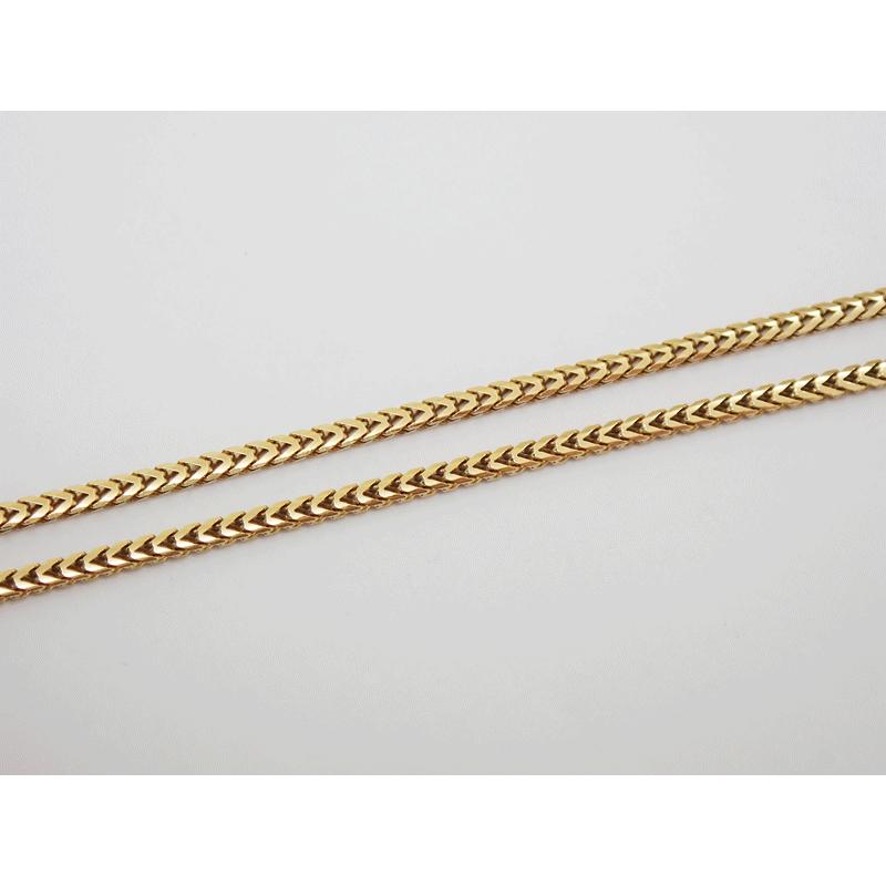 GINZA TANAKA 銀座田中 18金 デザイン ネックレス 45cm ◇ K18 実重量