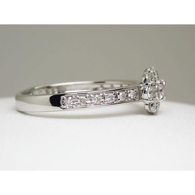 Pt900 ダイヤモンド付き 天然ピンクダイヤモンド リング pt900天然ピンクダイヤモンドリング | jewelry sumino スミノ宝石