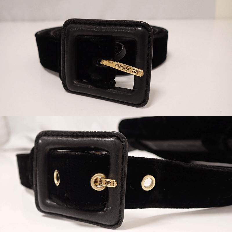 ​【訳あり大特価 8,800円】CHANEL マトラッセ ベロアポーチ 最終価格 CHANEL マトラッセ ウエスト バッグ ポーチ ベロア ブラック