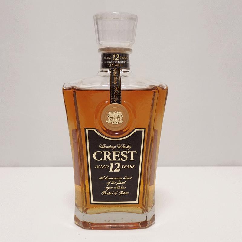 福島県内発送!! 未開栓 SUNTORY サントリー CREST クレスト 12年
