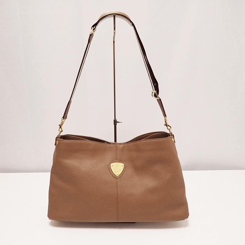 美品】アタオエルヴィプラスシボレザー2wayバッグ