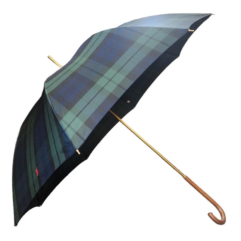未使用品】 ポロ ラルフローレン POLO RALPH LAUREN 長傘 雨傘 緑×紺