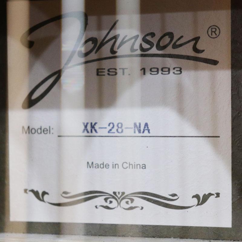 中古美品 Johnson ジョンソン アコースティックギター アコギ Guiter シリアルXK-28-NA 6弦 楽器 ソフトケース付 送料無料！_7