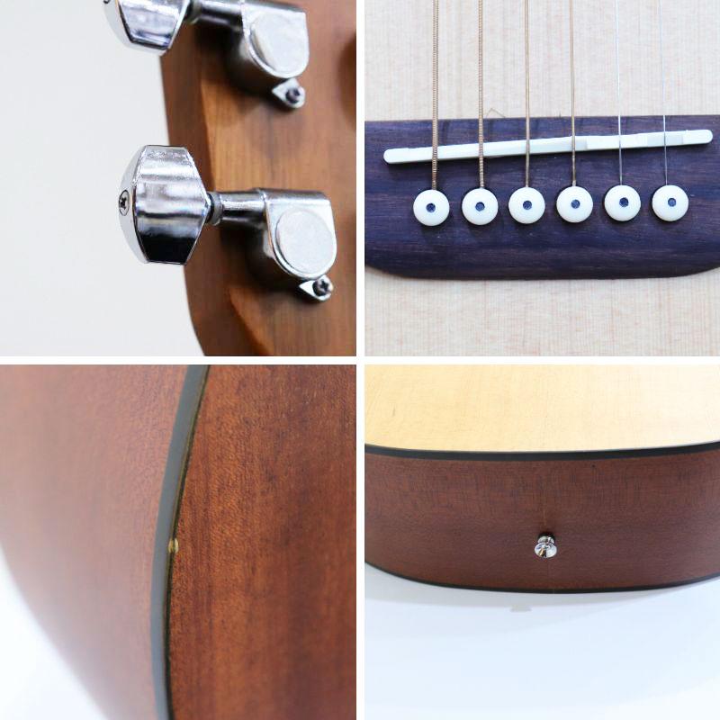 中古美品 Johnson ジョンソン アコースティックギター アコギ Guiter シリアルXK-28-NA 6弦 楽器 ソフトケース付 送料無料！_8