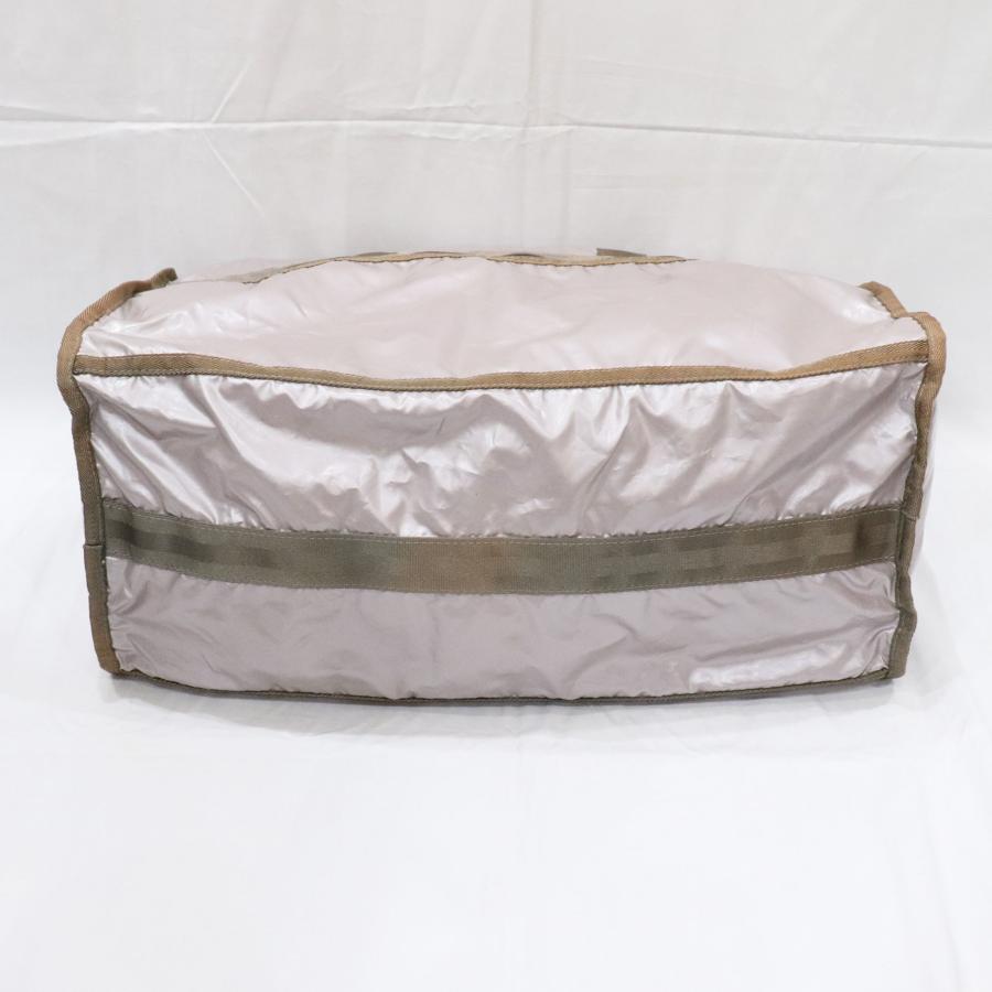 【レスポートサック】モノグラム 2way ボストンバッグ 大容量 グレージュ×茶 LeSportsac（レスポートサック） 2way ボストンバッグ ショルダー