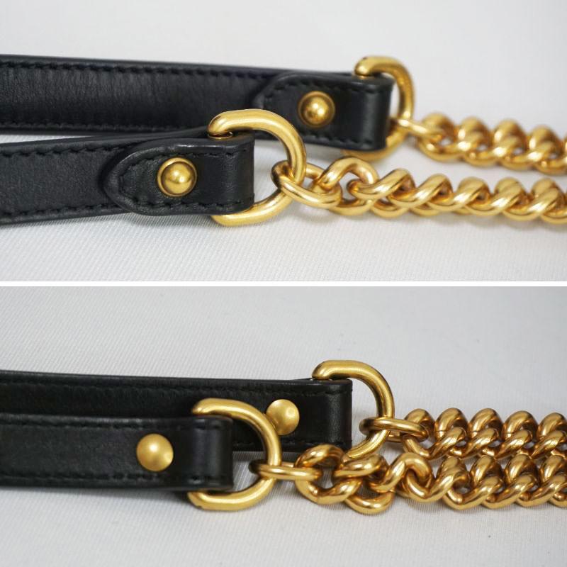 GUCCI（グッチ） 【美品】レア チェーンレザーショルダーバッグ 443501