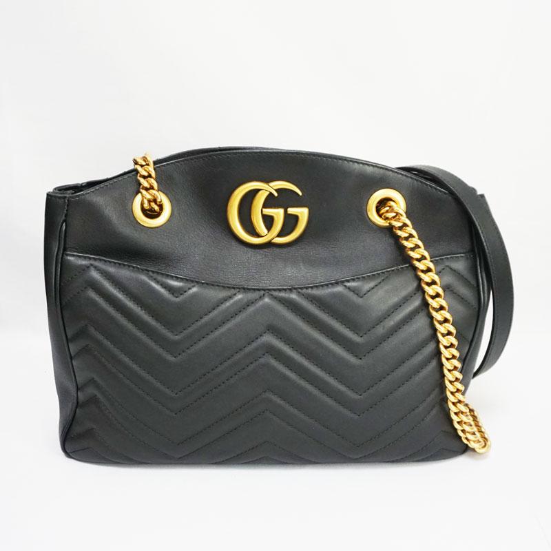 GUCCI（グッチ） 【美品】レア チェーンレザーショルダーバッグ 443501