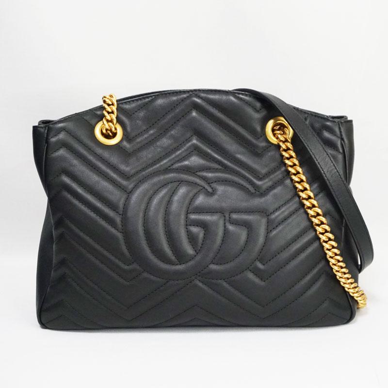 GUCCI（グッチ） 【美品】レア チェーンレザーショルダーバッグ 443501