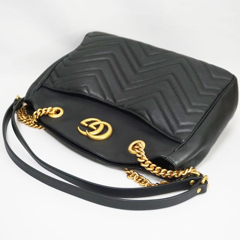 GUCCI（グッチ） 【美品】レア チェーンレザーショルダーバッグ 443501