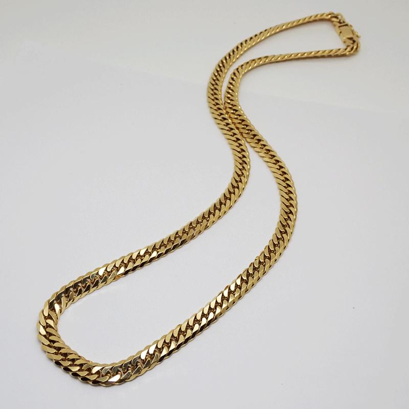 K18 喜平ネックレス 6面ダブル 60cm 100g (実重量100.4g） K18YG