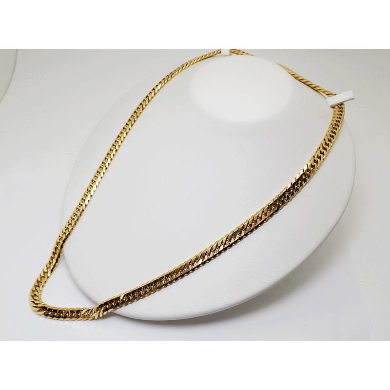 K18 喜平ネックレス 6面ダブル 60cm 100g (実重量100.4g） K18YG