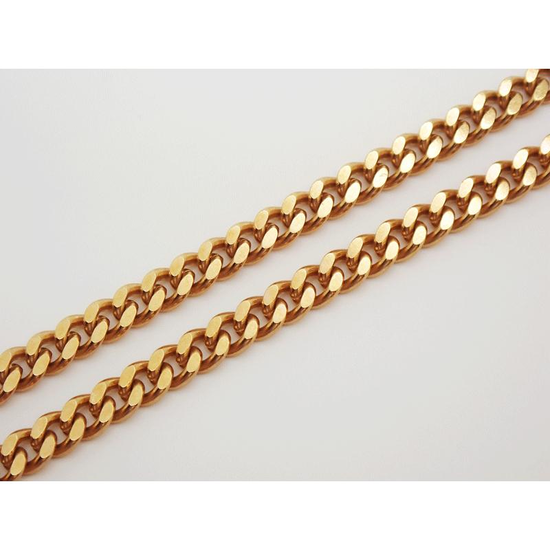 K18 750 喜平ネックレス 2面 シングル 60cm 30g（実重量30.2g） K18YG  
