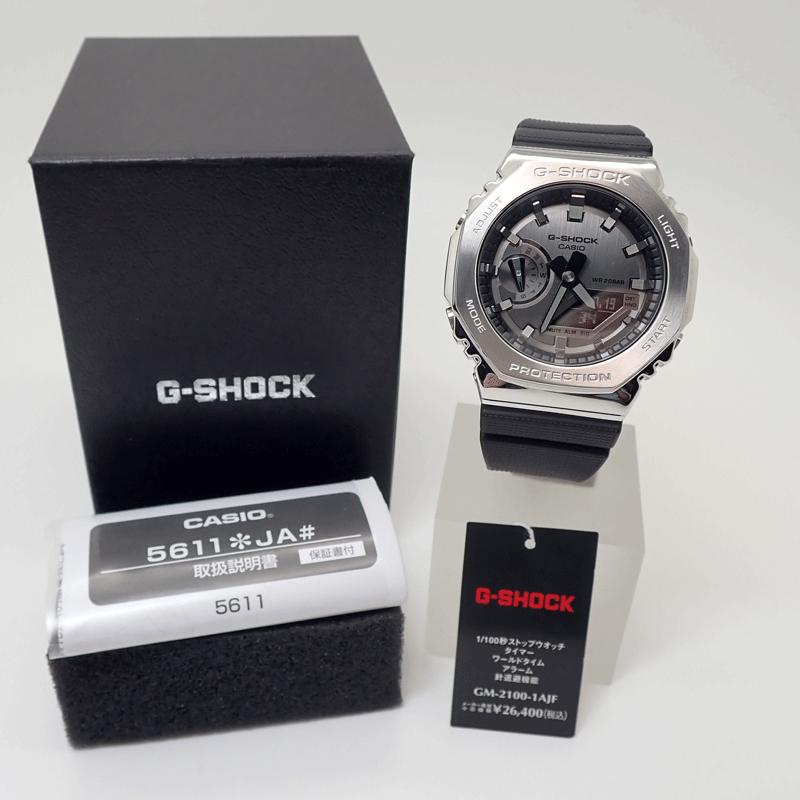 CASIO G-SHOCK カシオ Gショック 試着のみの新品同様 GM-2100-1AJF