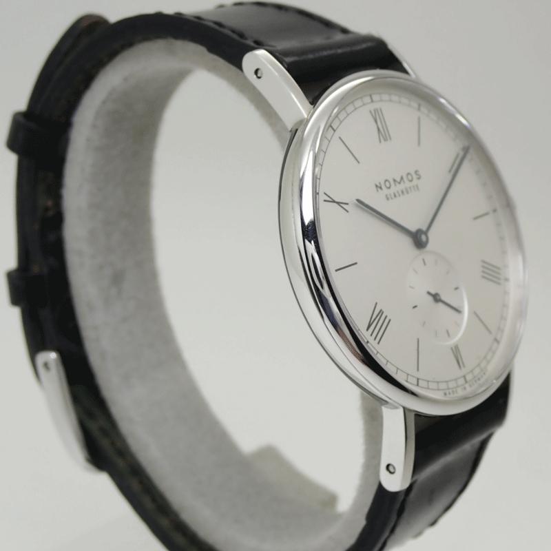 NOMOS ノモス ラドウィッグ シルバー文字盤 LD1A2W238(234) 手巻 裏