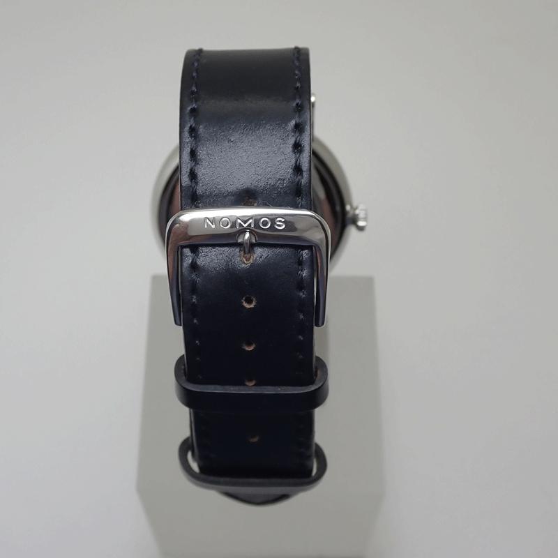 NOMOS ノモス ラドウィッグ シルバー文字盤 LD1A2W238(234) 手巻 裏