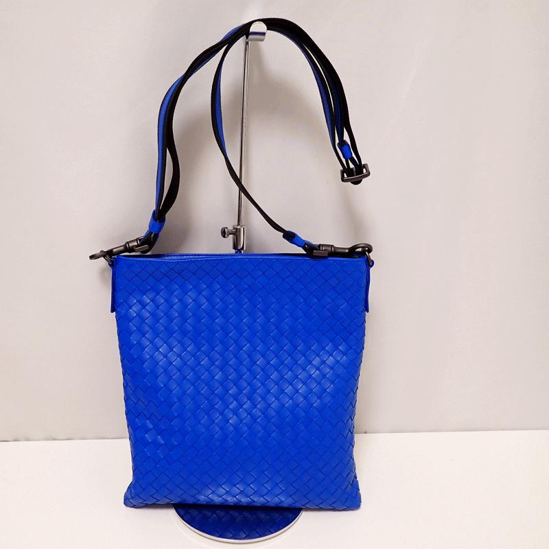 未使用】ボッテガ ヴェネタ BOTTEGA VENETA イントレチャート 斜め掛け