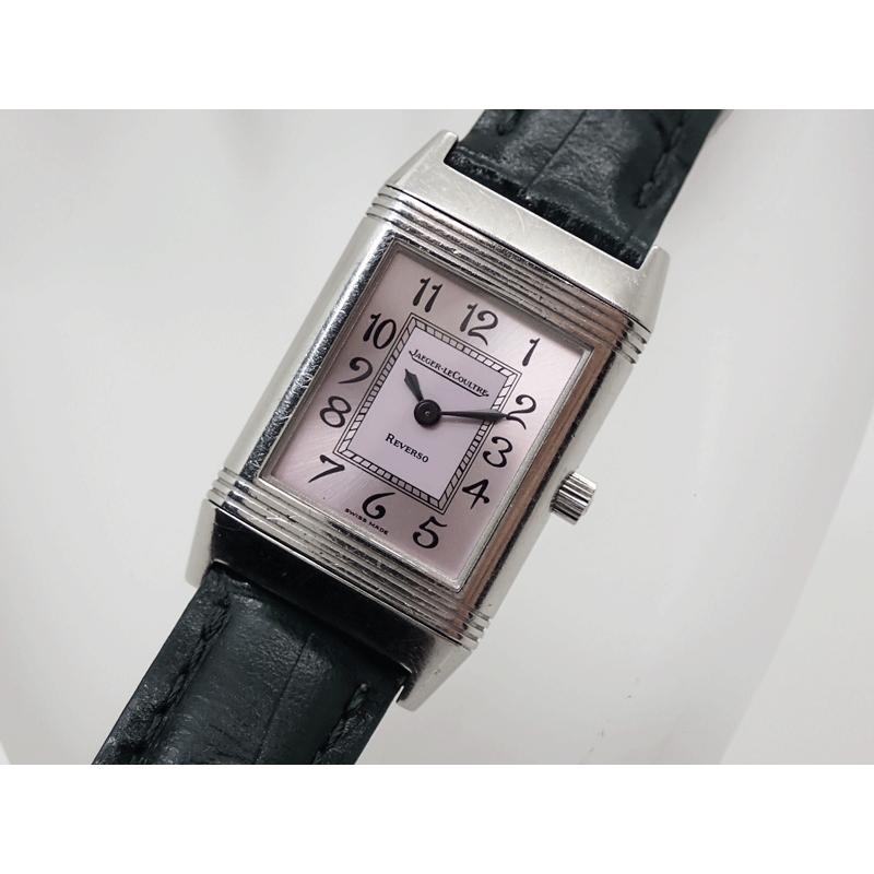 JAEGER LE COULTRE ジャガー・ルクルト レベルソ レディ クォーツ 260.8.08 電池交換済み 中古 皮バンド・尾錠社外品 送料無料！！｜marukou78｜10