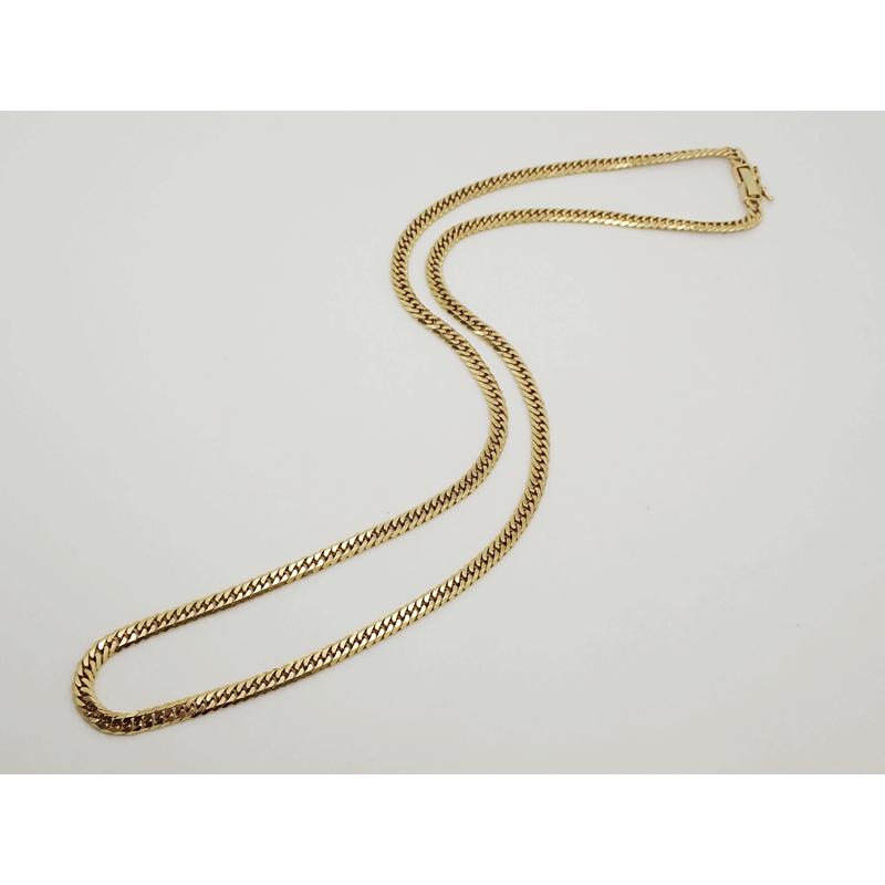 送料無料】18金 喜平 キヘイ ネックレス 6面 ダブル 30g 55cm K18 実総 