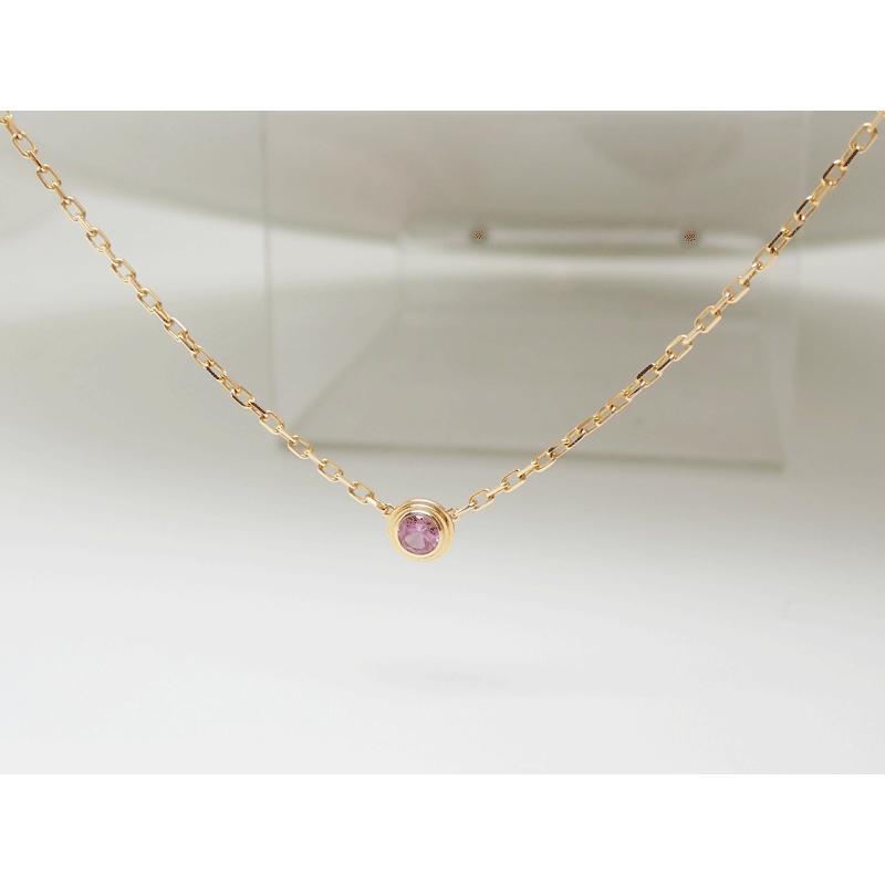 カルティエ Cartier ディアマンレジェ ピンクサファイア ネックレス