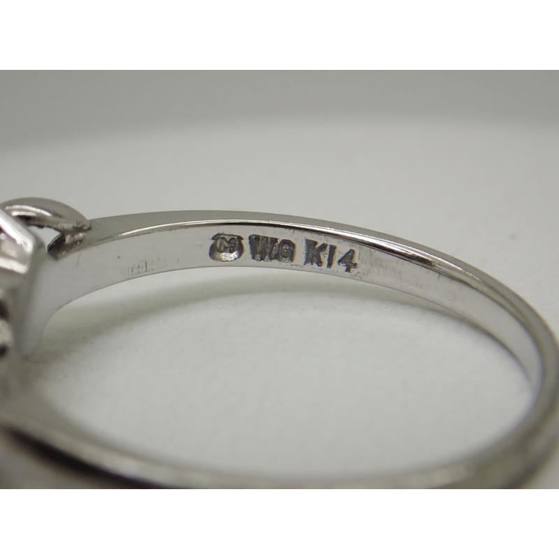 MIKIMOTO ミキモト K14WG あこや真珠 パールリング パール8.5mm MIKIMOTO ミキモト K14WG あこや真珠 パールリング パール8.5mm