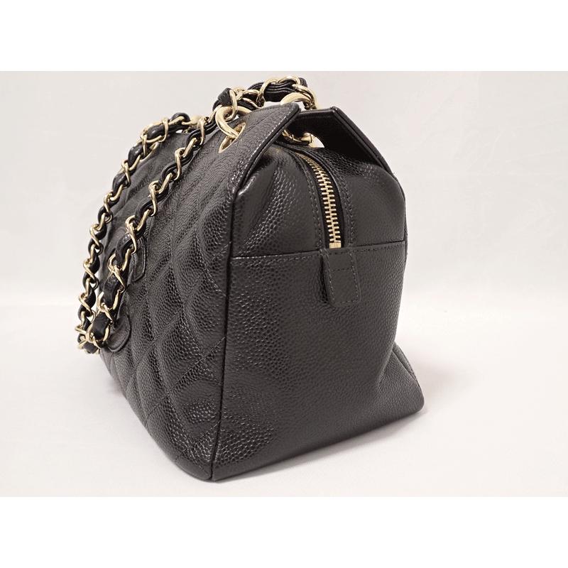CHANEL キャビアスキン プチタイムレス トート ショルダーバッグ 中古・古着通販】CHANEL (シャネル) マトラッセ キャビアスキン プチ
