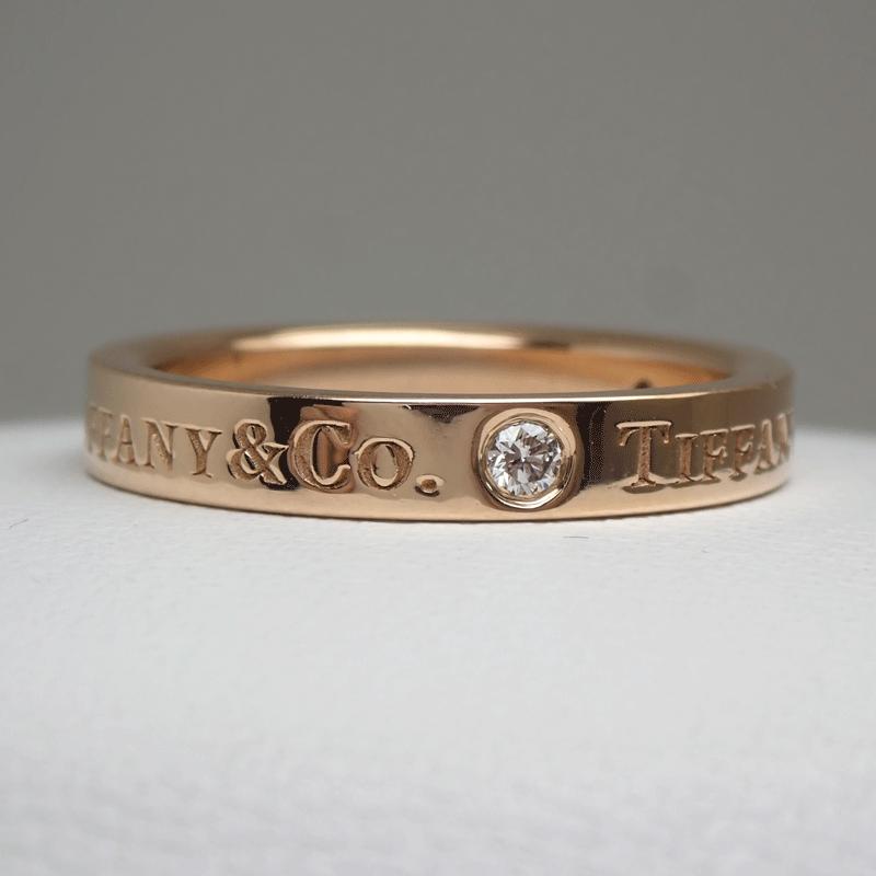 ティファニー TIFFANY&CO. フラット バンド 9号 リング ダイヤ ティファニー TIFFANY&CO. フラット バンド 9号 リング ダイヤ