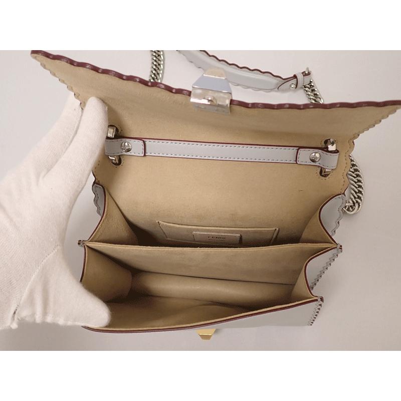 FENDI フェンディ/キャナイ/スモールチェーンショルダー/8M0381/A1R**********/ABランク/84【中古】 フェンディ キャナイ スモール 斜め掛け チェーン ショルダーバッグ