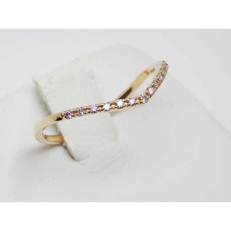 agete ゴールドリング 11号 ケース販売証明書付き agete アガット K10 ツイストデザイン リング 11号 ゴールド 箱付き