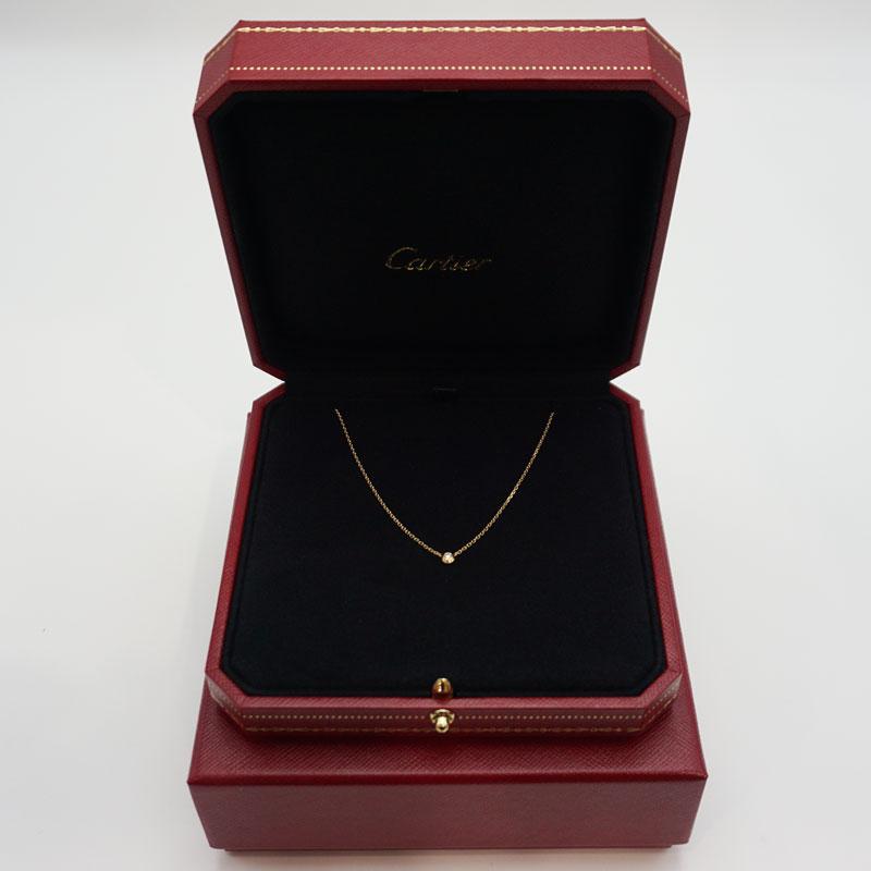 カルティエ ダムール Cartier d'Amour necklace ダイヤネックレスXS D0