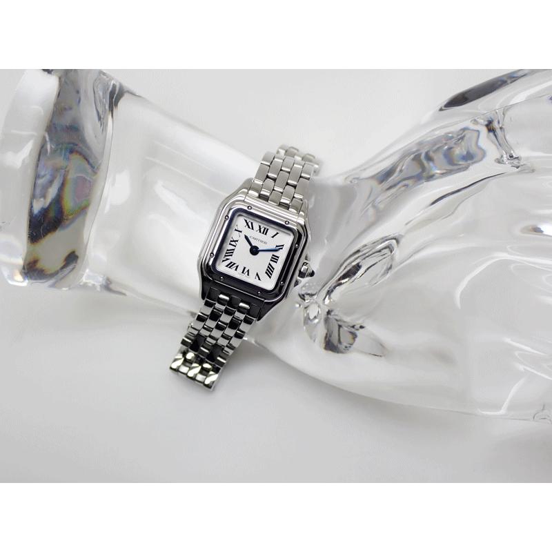 CARTIER カルティエ ウォッチ パンテール ドゥ カルティエ ミニ 時計 WSPN0019 腕時計
 ステンレススチール シルバー レディース【中古】431 中古)CARTIER カルティエ パンテール ドゥ カルティエ ウォッチ ミニ