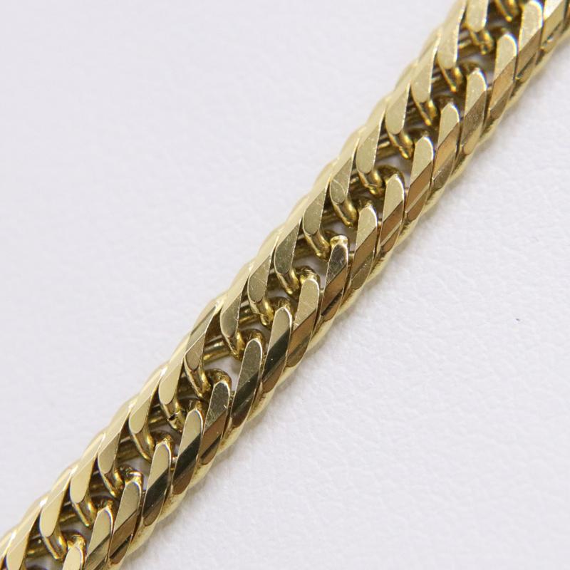 K18 750 喜平 トリプル 16面 Mカット 金 ネックレス 50cm 約30g（実 