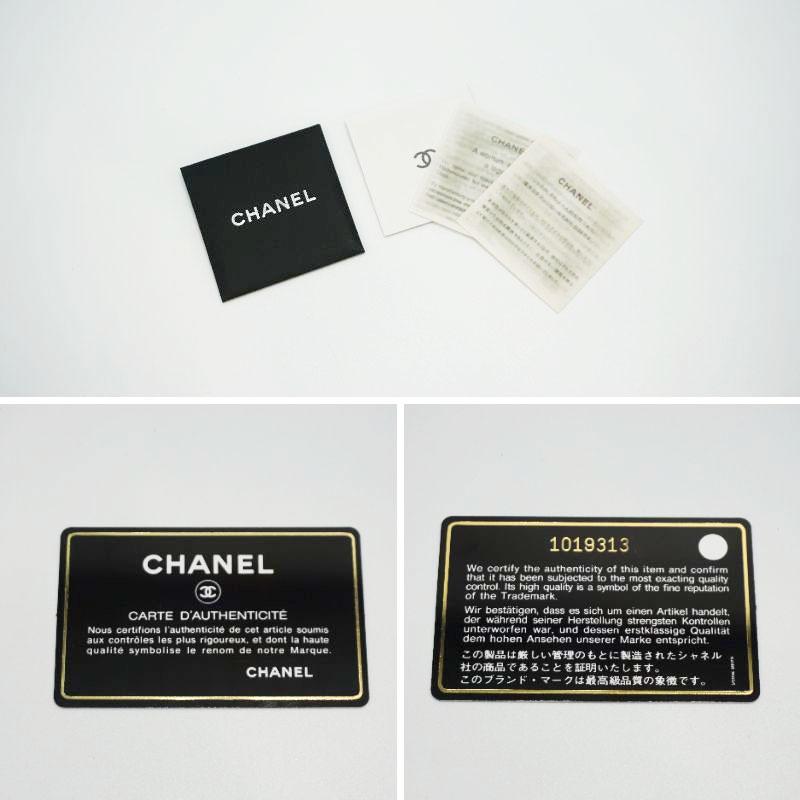 新品】シャネル CHANEL 二つ折り長財布 ウォレット レザー 黒 ブラック