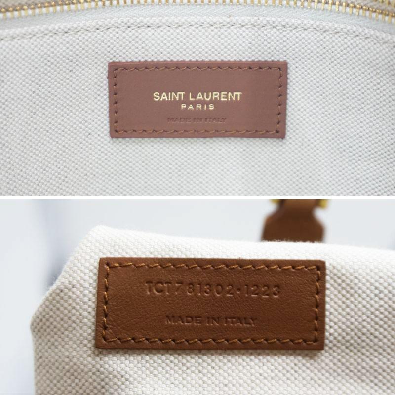 美品】イヴサンローラン SAINT LAURENT YSL サック ショッピングトート