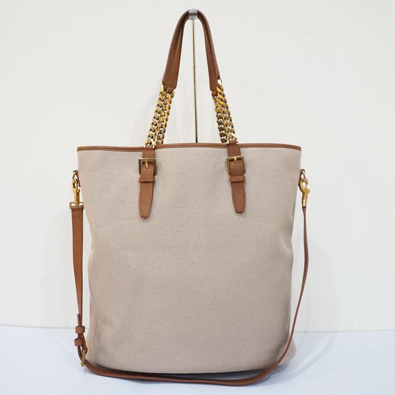 美品】イヴサンローラン SAINT LAURENT YSL サック ショッピングトート