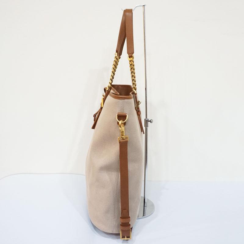 美品】イヴサンローラン SAINT LAURENT YSL サック ショッピングトート