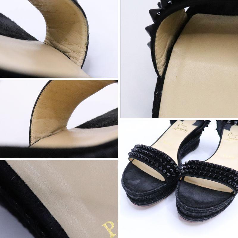 ルブタン　マドモニカ　ホワイト　サンダル　スパイク　37 サンダル&エスパドリーユ｜クリスチャン ルブタン【公式