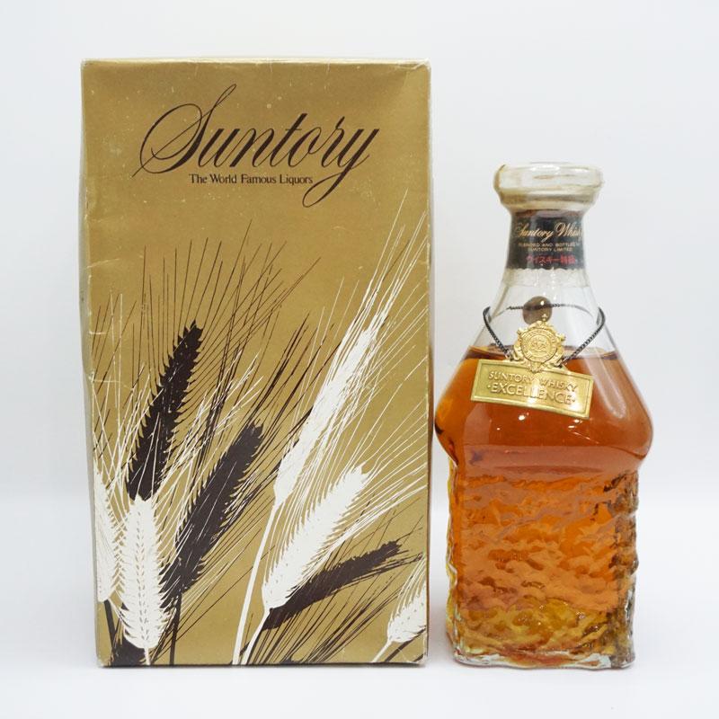Suntoryエクセレンス 80周年記念ボトル 760ml 43% ブレンデッド 楽天市場】サントリーエクセレンス 80周年デキャンタボトル