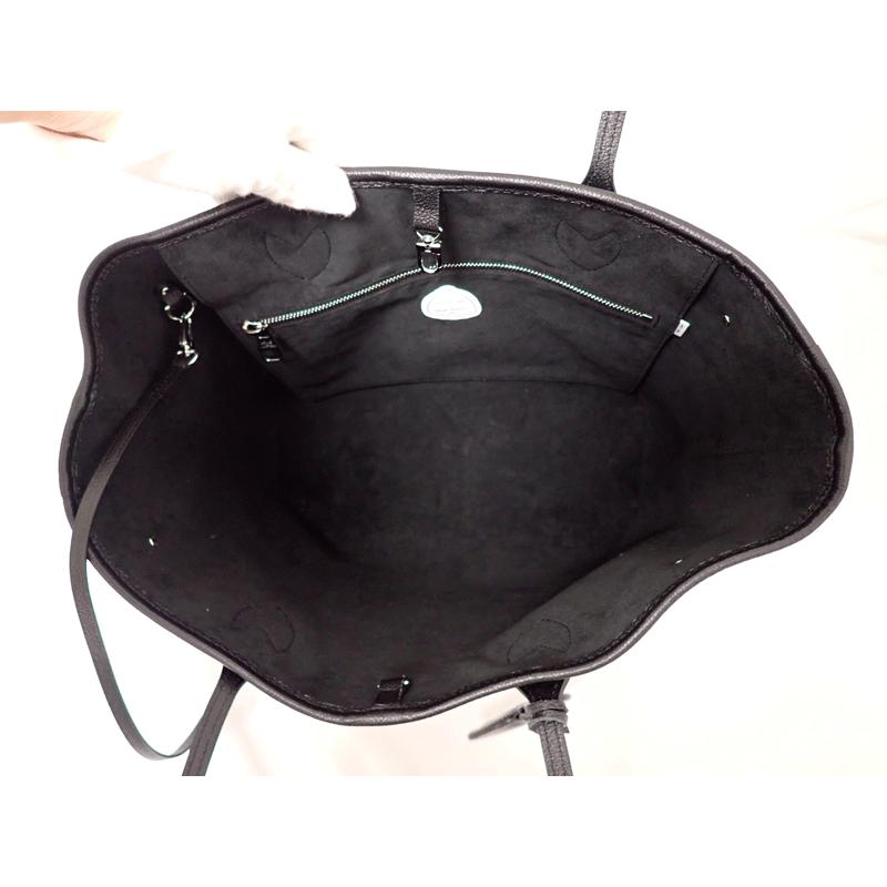 中古美品 ルイヴィトン トートバッグ LV × YK ネヴァーフル MM 草間